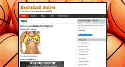 Desktop Screenshot of basketballgalore.com