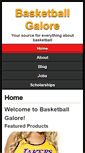 Mobile Screenshot of basketballgalore.com